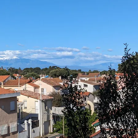 Climatise Avec Balcon - Vue Montagne - 50 M De La Appartement Canet-en-Roussillon